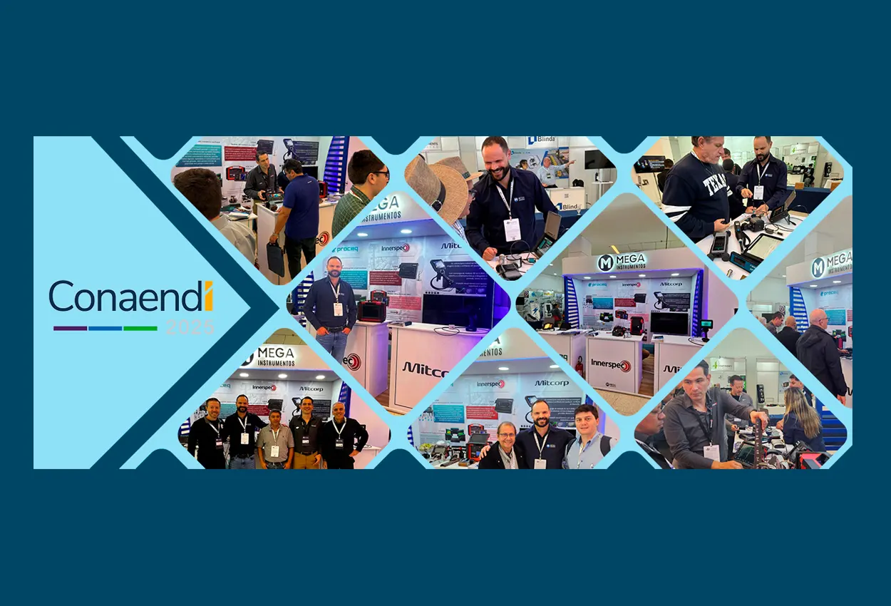 Mega Instrumentos no Conaendi 2025: Tecnologia e Soluções Reais para o Futuro da Inspeção