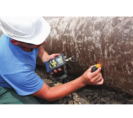 Bloco de teste de profundidade de trinca KM-345 IMG5