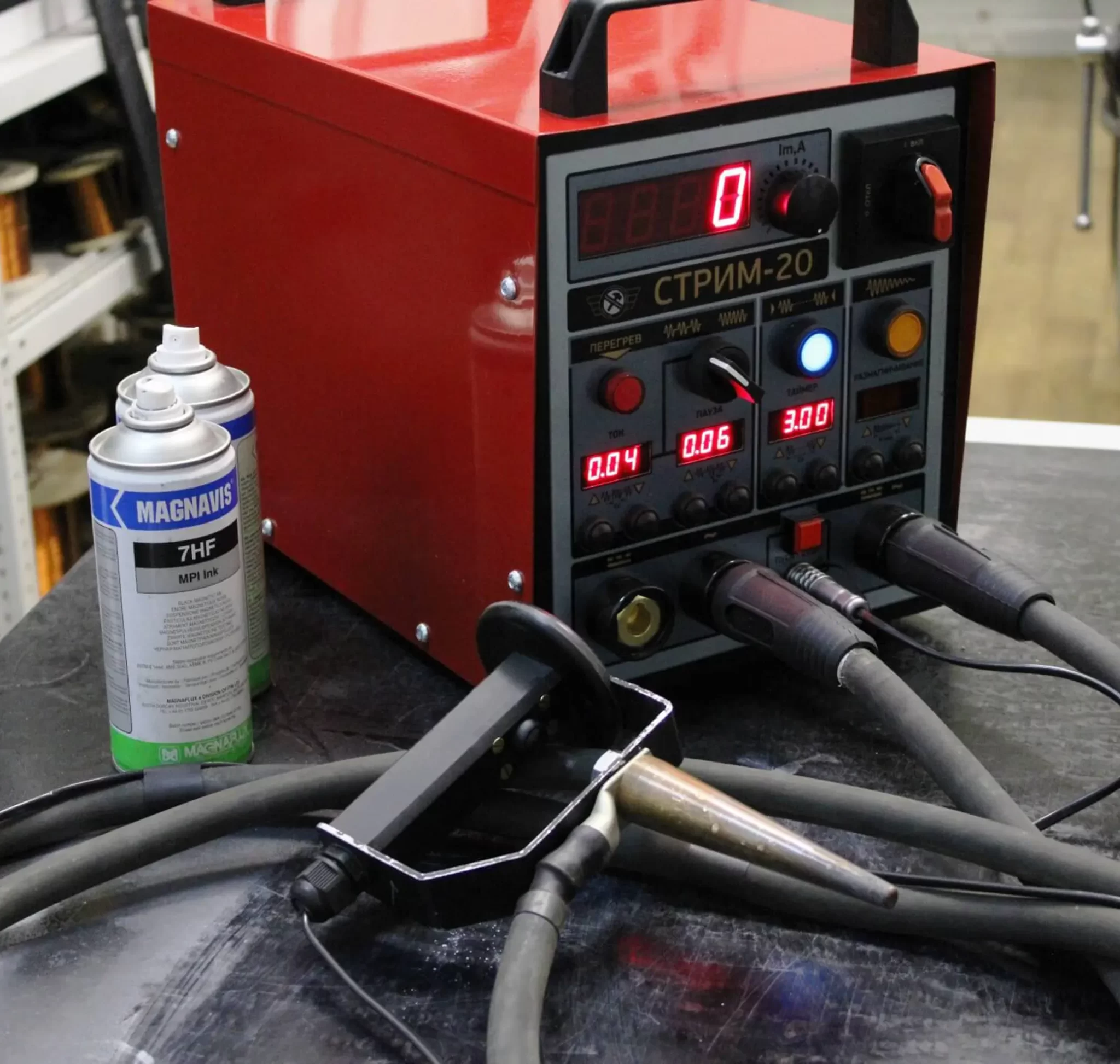 Detector portátil de defeitos por partículas magnéticas STREAM-20 IMG 4