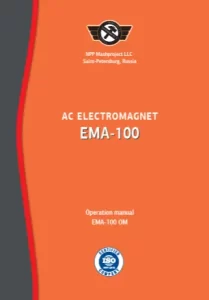 Manual de operação do eletroímã portátil de corrente alternada EMA-100