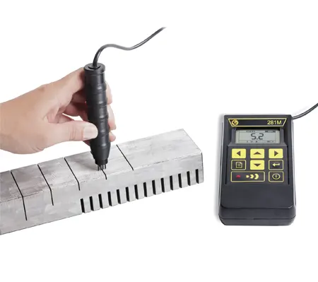 Sensor «1×4» para medidor de profundidade de fissuras 281M IMG4