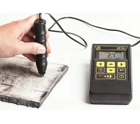 Sensor «1×4» para medidor de profundidade de fissuras 281M IMG5