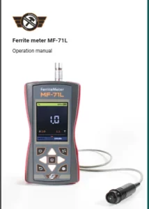 Medidor de ferrite manual MF-71L