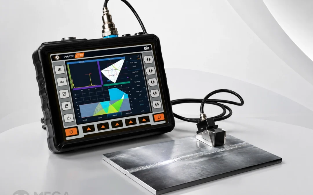 Lançamento: PHASE • X128 — o detector de falhas Phased Array + TOFD da Mash NDT chega ao portfólio da Mega Instrumentos