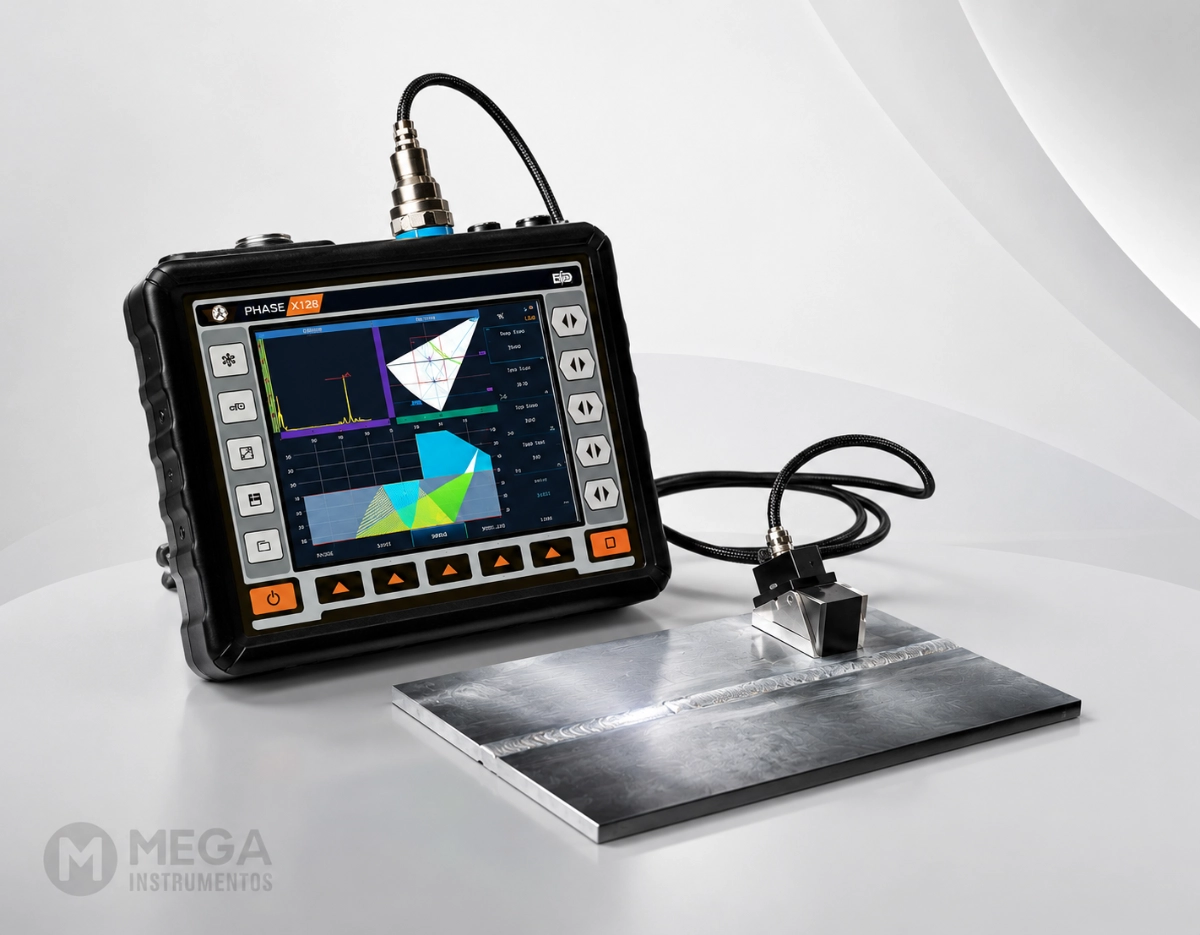 Lançamento: PHASE•X128 — o detector de falhas Phased Array + TOFD da Mash NDT chega ao portfólio da Mega Instrumentos Lançamento: PHASE•X128 — o detector de falhas Phased Array + TOFD da Mash NDT chega ao portfólio da Mega Instrumentos